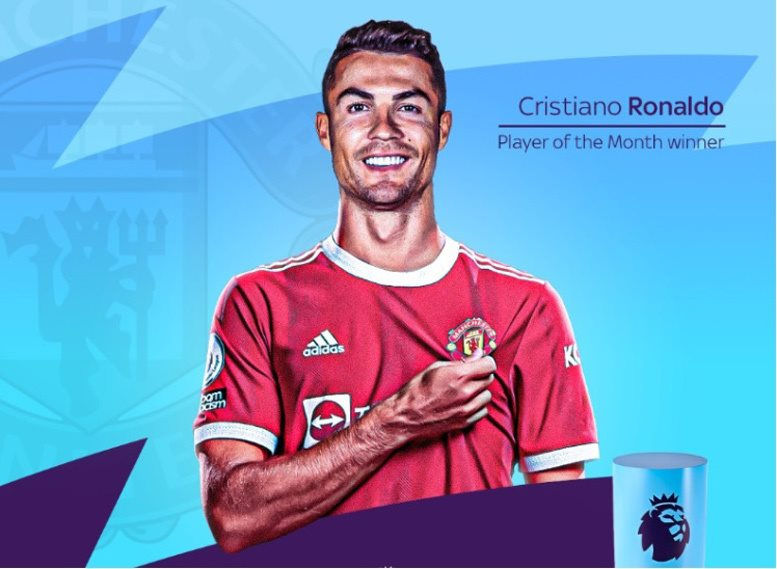 Ronaldo đoạt giải Cầu thủ hay nhất Ngoại hạng Anh tháng 9/2021